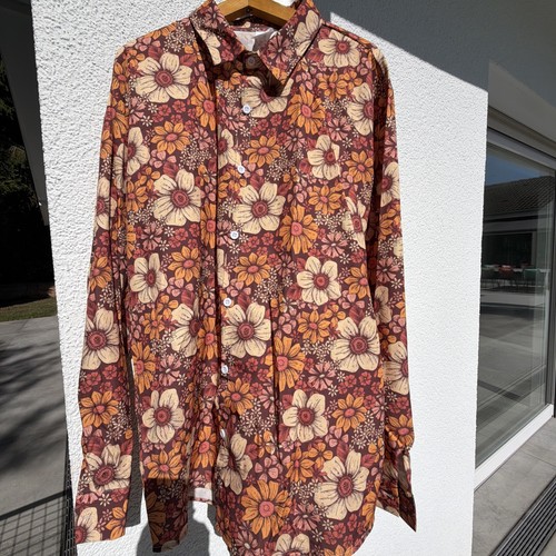 Hippie flower power hemd xxl - hippie,