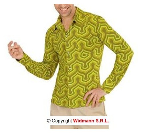 Herren kostüm hippie hemd - herren,