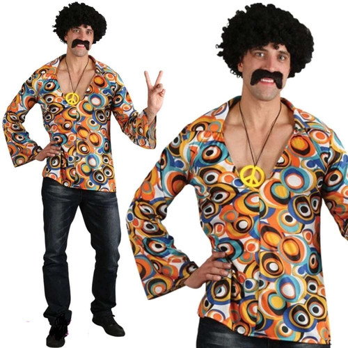 Wicked herren hippie hemd - herren,