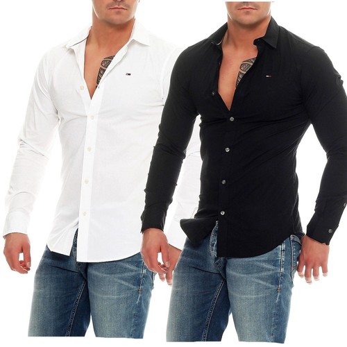 Tommy jeans slim fit - slim, hemd