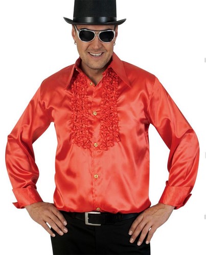Rüschenhemd rot für - rüschenhemd, in